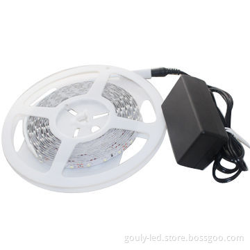SMD3528 60-LED/m LED Strip, 12V DC Non-water-/Water-resistant White PCB Board for Car Lighting